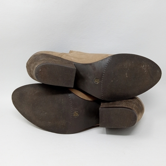 Steve Madden Adelphie Pointed Toe Cut Out Brown Ankle Boots, Women's Size 10 - Picture 10 of 13